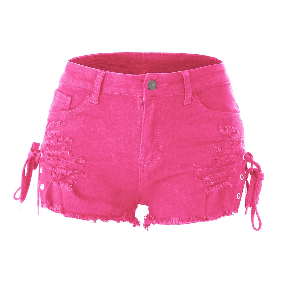 Celana Pendek Wanita Y2k Low R - Shorts Denim Frayed ulasan dan harga