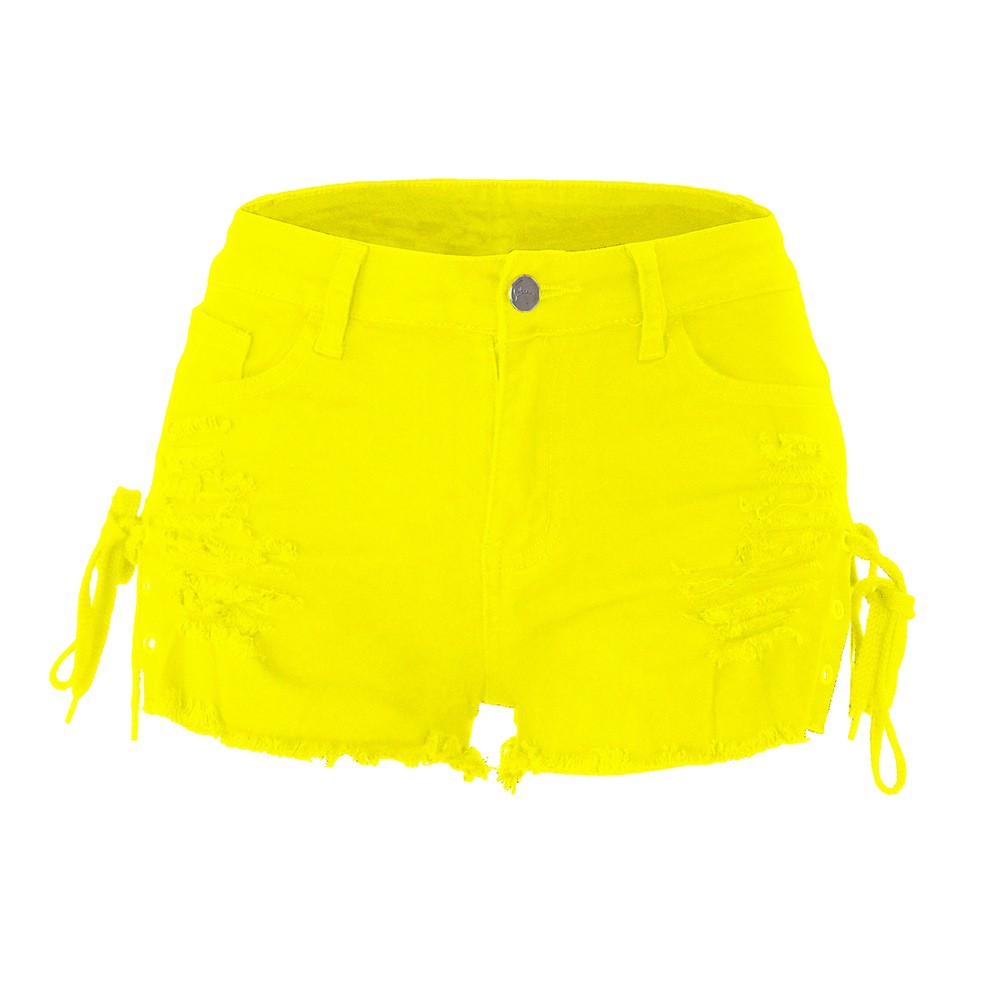 Celana Pendek Wanita Y2k Low R - Shorts Denim Frayed ulasan dan harga
